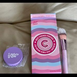 Brand new Half Caked powder blush and fiber brush. Unused.